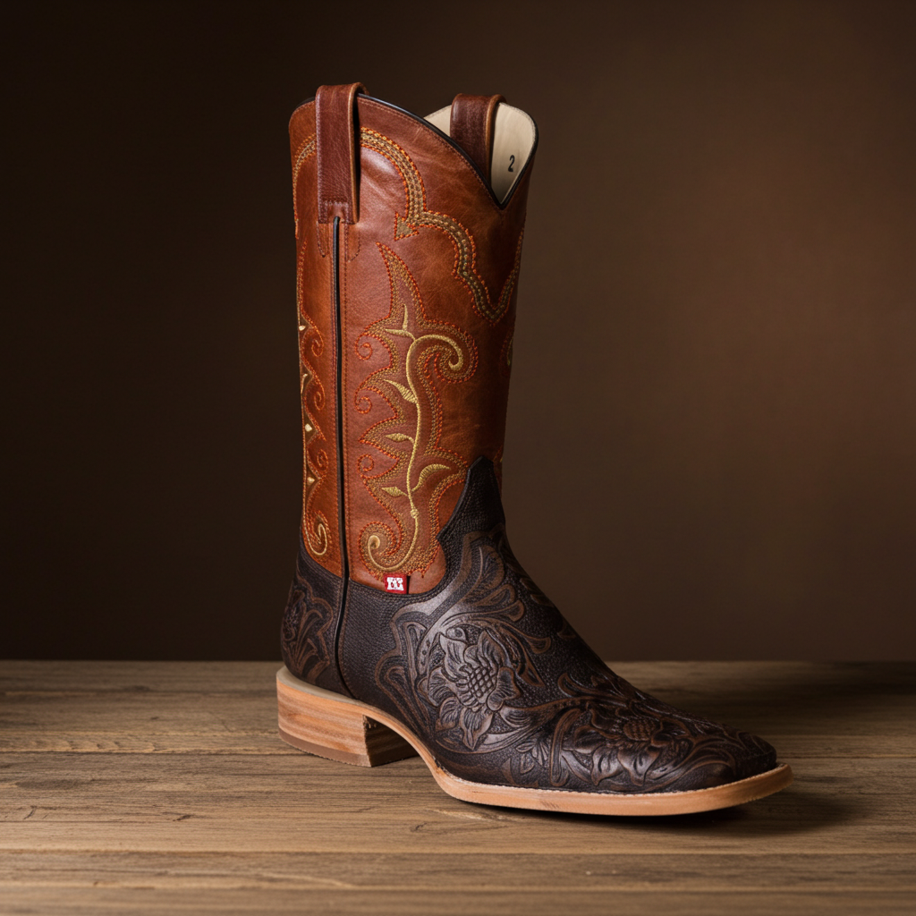 90's stone  カーゴトラウザー 1190 - RockinLeather Men's Stamped Cowhide Leather Boot