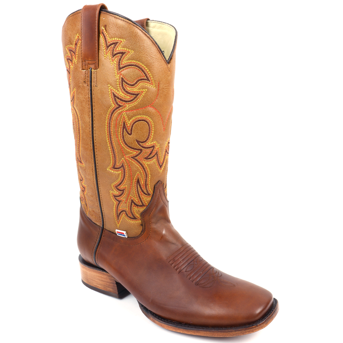 1212 - RockinLeather Men's Copper Ranch Western Boot