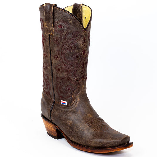 2171 - RockinLeather Women's Bomber Brown Western Boot