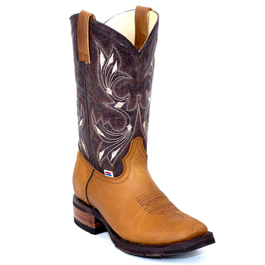 2172 - RockinLeather Women's Crazy Horse Square Toe Boot