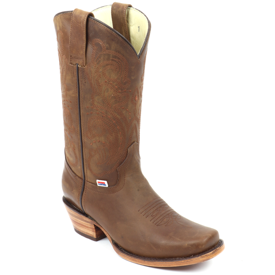 2183 - RockinLeather Women's Honey Crazy Horse Western Boot