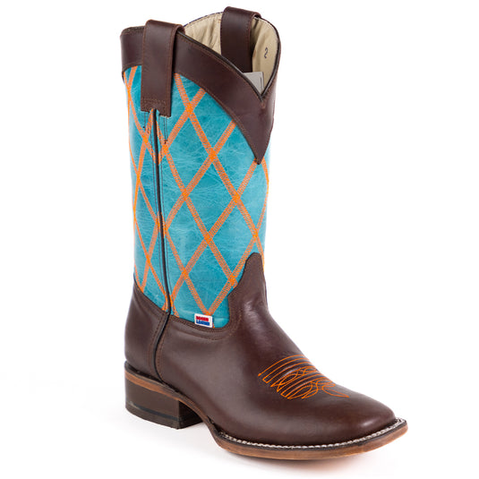 2195 - RockinLeather Women's Chocolate Ranch Western Boot