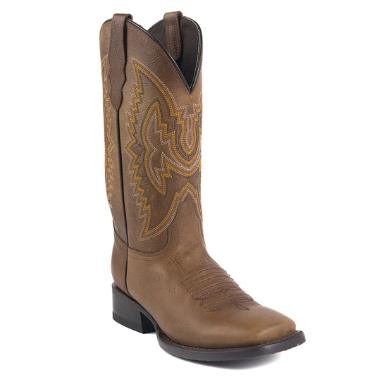 2804 - RockinLeather Women's Brown Gaucho Western Boot
