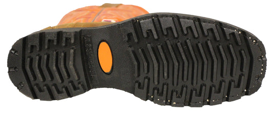 3105 - RockinLeather Men's Amber Steel Toe Work Boot