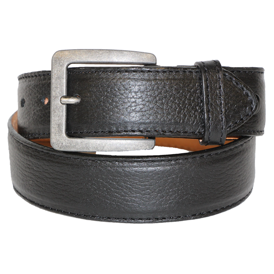 B45 - RockinLeather Black Cowhide Leather Belt