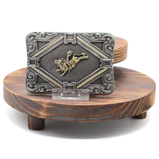 RLB009 - RockinLeather Bull Rider Belt Buckle