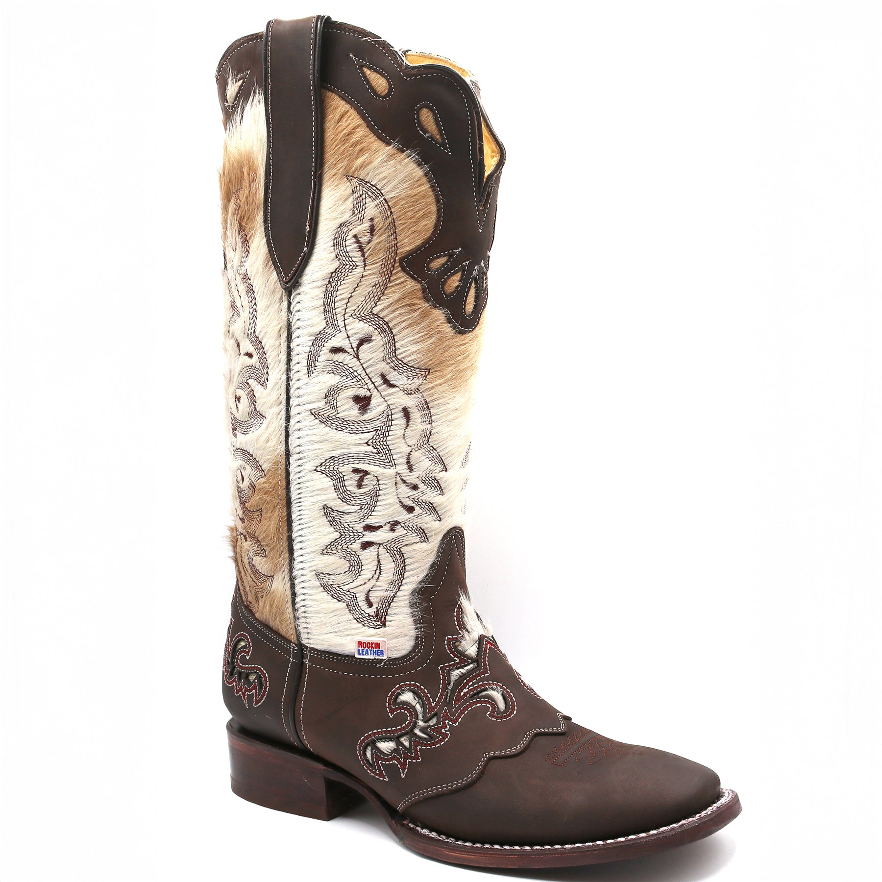 2157 - RockinLeather Women's Handcrafted Genuine Cowhair