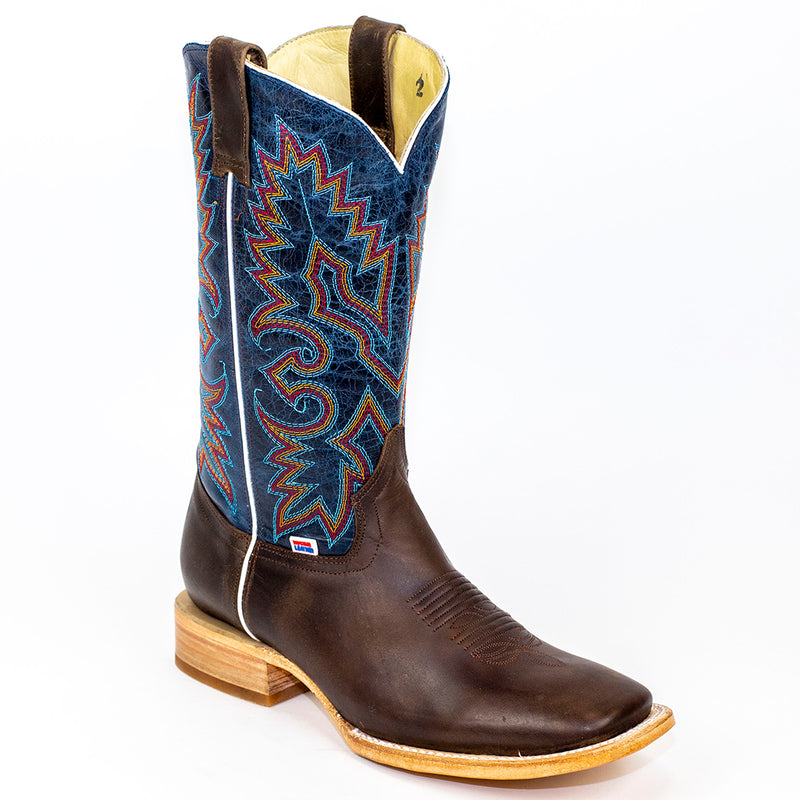 Load image into Gallery viewer, 1157 - RockinLeather Men&#39;s Chocolate Cowhide Western Boot
