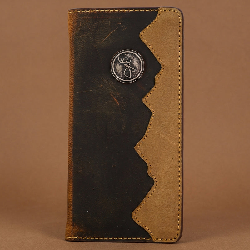 Load image into Gallery viewer, W133 - RockinLeather Rodeo Wallet w/ Deer Silhouette Concho

