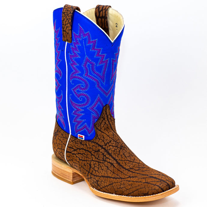 1179 - RockinLeather Men's Bull Shoulder Square Toe Western Boot