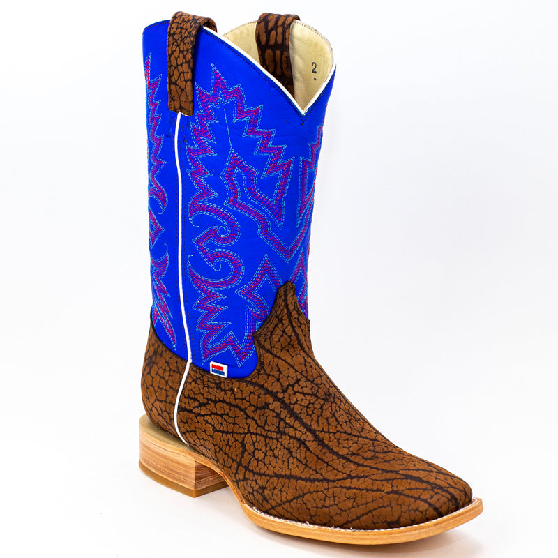 Load image into Gallery viewer, 1179 - RockinLeather Men&#39;s Bull Shoulder Square Toe Western Boot
