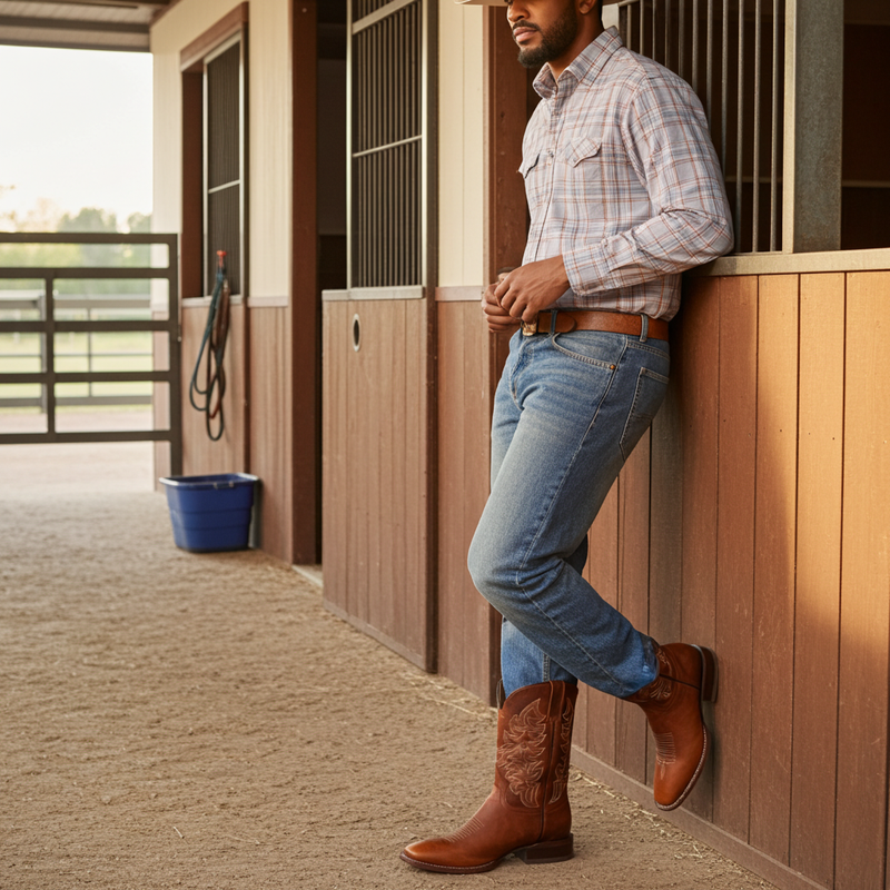 Load image into Gallery viewer, 1259 - RockinLeather Men&#39;s Sierra Scotch Goat Boot
