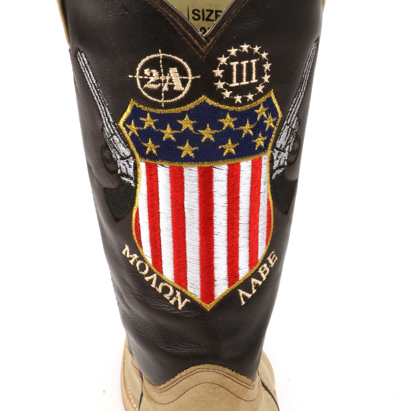 Load image into Gallery viewer, 1207 - RockinLeather Men&#39;s Molon Labe Western Boot
