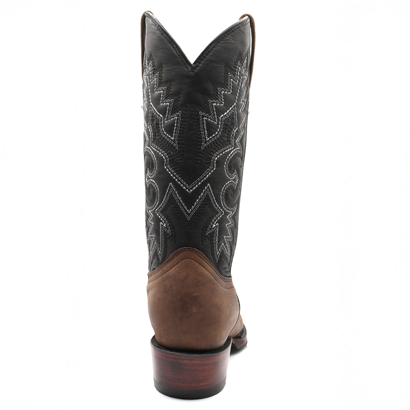 Load image into Gallery viewer, 1228 - RockinLeather Men&#39;s Round Toe Gaucho Brown Western Boot
