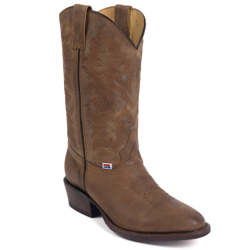 Load image into Gallery viewer, 1243 - RockinLeather Men&#39;s Round Toe Sierra Scotch Goat Western Boot
