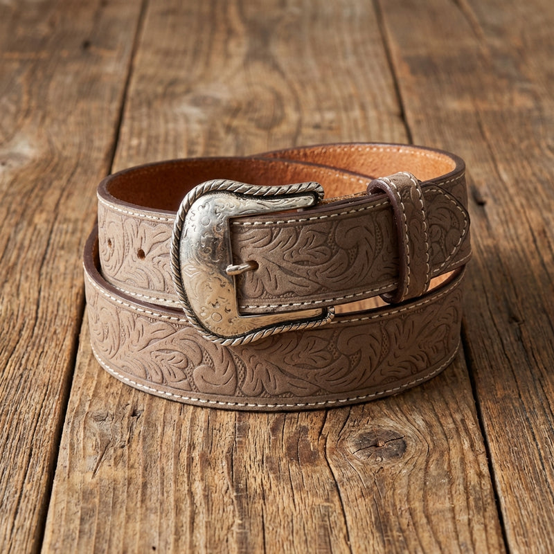 Load image into Gallery viewer, B1024 - RockinLeather Brown Cowhide Leather Belt
