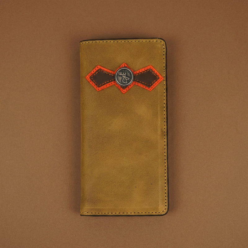 Load image into Gallery viewer, W130 - RockinLeather Rodeo Wallet w/ Deer Silhouette Concho

