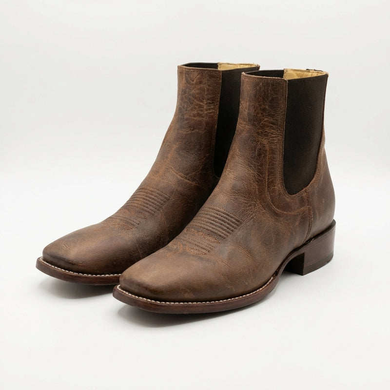 Load image into Gallery viewer, 1251 - RockinLeather Men's Sierra Scotch Goat Chelsea Boot
