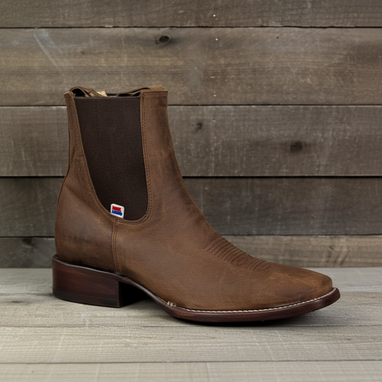 1251 - RockinLeather Men's Sierra Scotch Goat Chelsea Boot