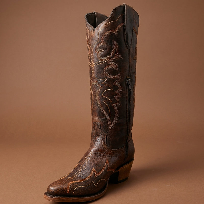 Load image into Gallery viewer, 8300 - RockinLeather Women's Hand Painted Snip Toe Boot
