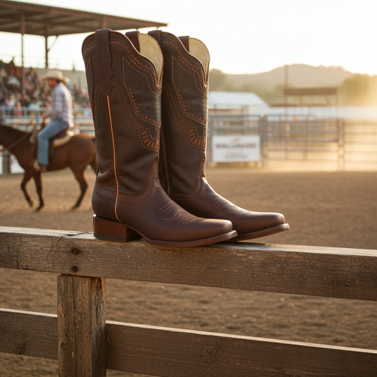 2801 - RockinLeather Women's Espresso Shedron Western Boot
