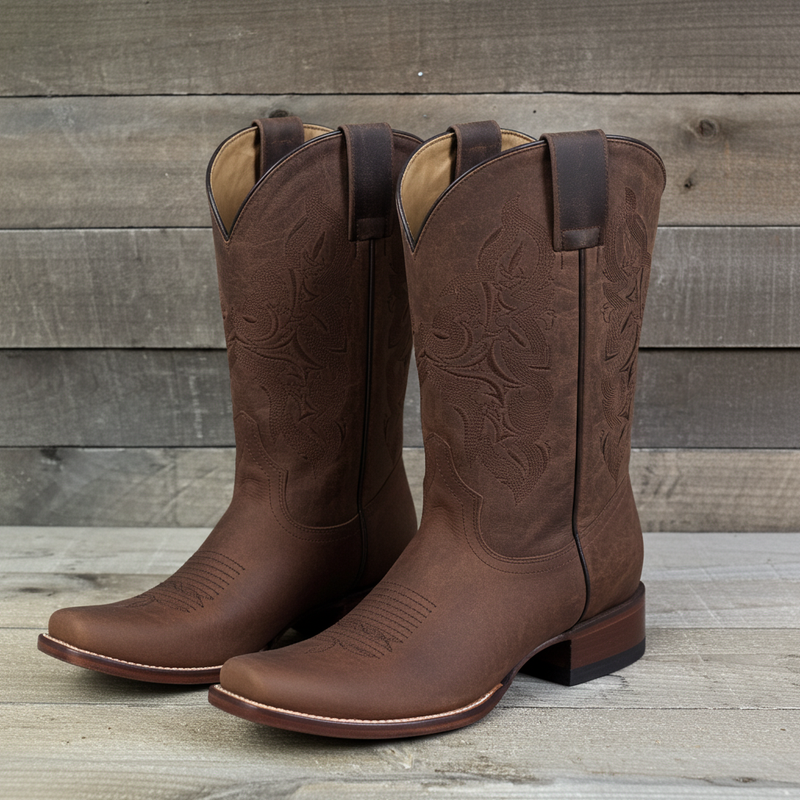 Load image into Gallery viewer, 1808 - RockinLeather Men&#39;s Oiled Mad Dog Cowhide Western Boot
