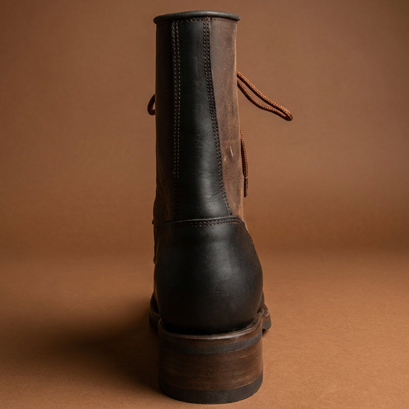 Load image into Gallery viewer, 1258 - RockinLeather Men's Square Toe Lace Up Packer Western Boot
