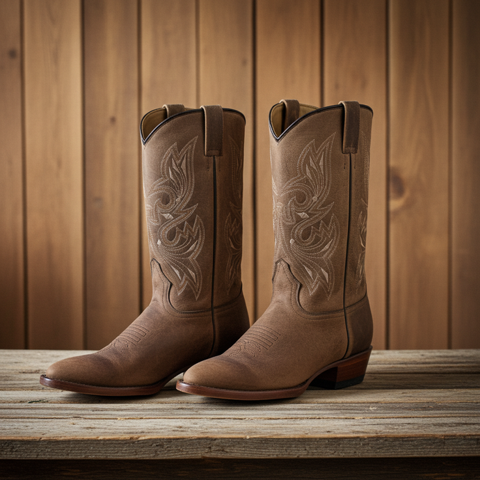 1802 - RockinLeather Men's Mad Dog Cowhide Western Boot With Pointed Toe