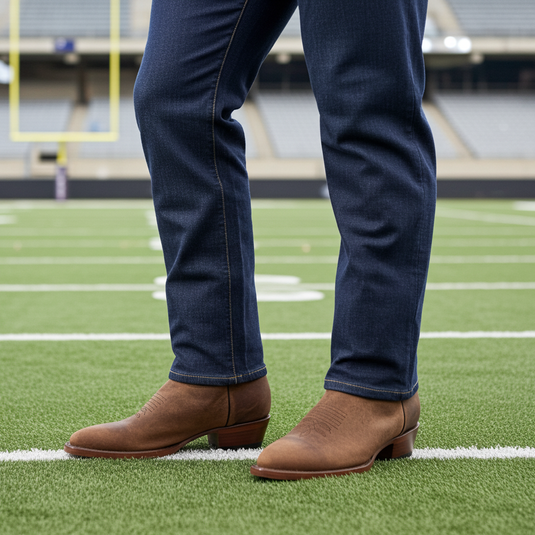 1802 - RockinLeather Men's Mad Dog Cowhide Western Boot With Pointed Toe