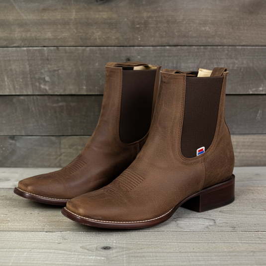 1251 - RockinLeather Men's Sierra Scotch Goat Chelsea Boot