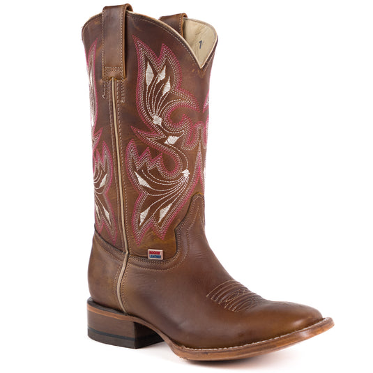 2194 - RockinLeather Women's Cognac Frida Western Boot