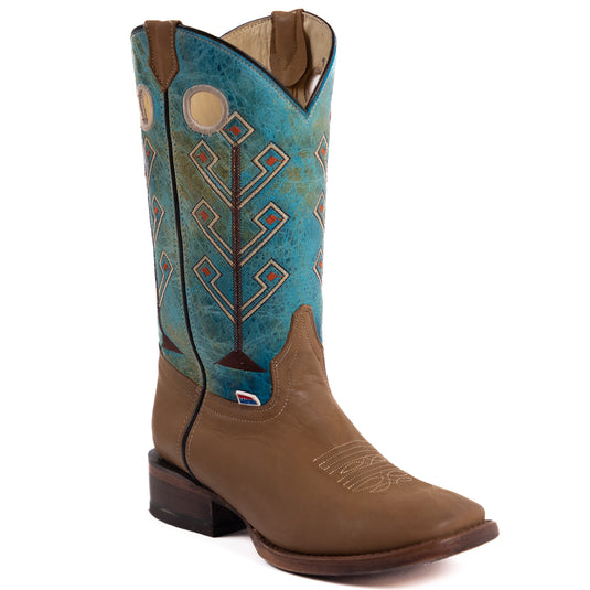 2196 - RockinLeather Women's Crazy Horse Cowhide Western Boot