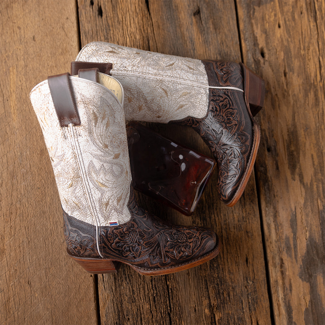 rockin leather womens boots