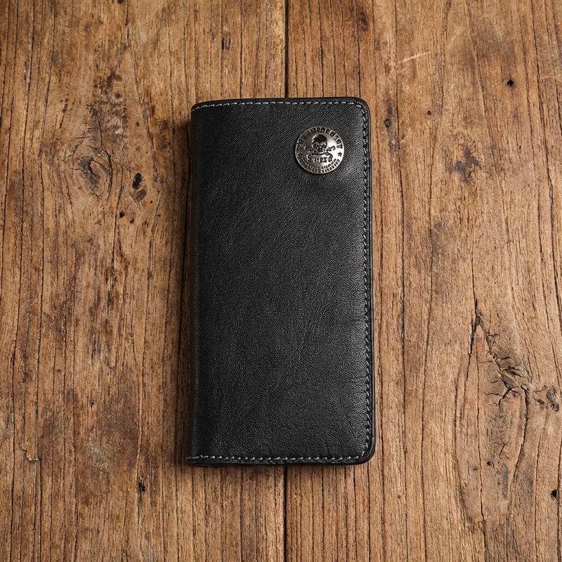 Load image into Gallery viewer, W135 - RockinLeather Black 2nd Amendment Concho Rodeo Wallet
