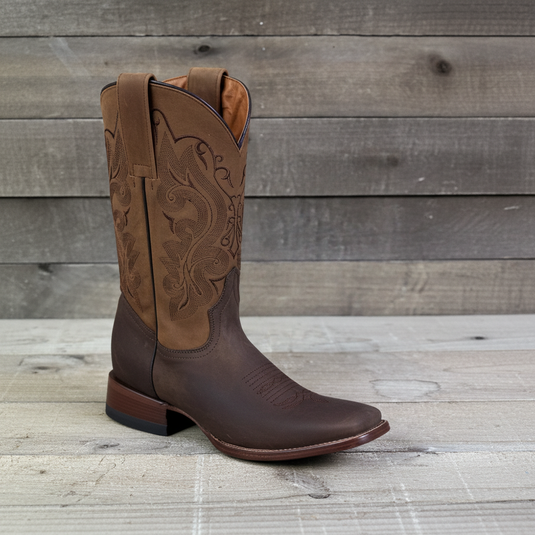 1805 - RockinLeather Men's Crazy Choco Cowhide Western Boot