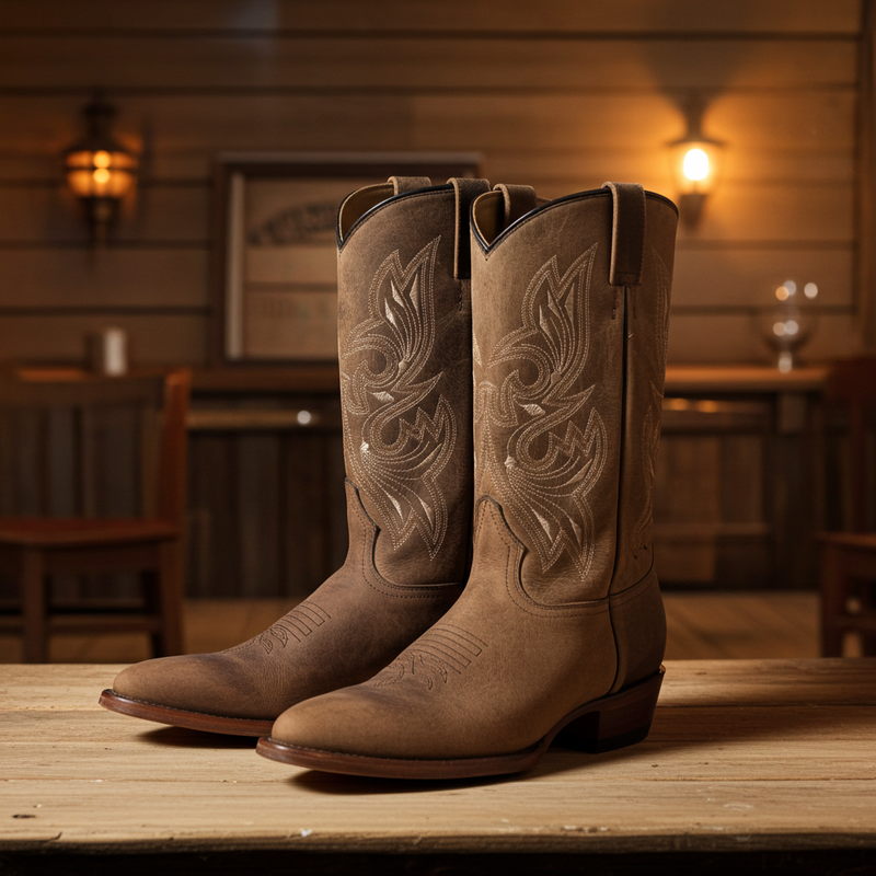 Load image into Gallery viewer, 1802 - RockinLeather Men&#39;s Mad Dog Cowhide Western Boot With Pointed Toe
