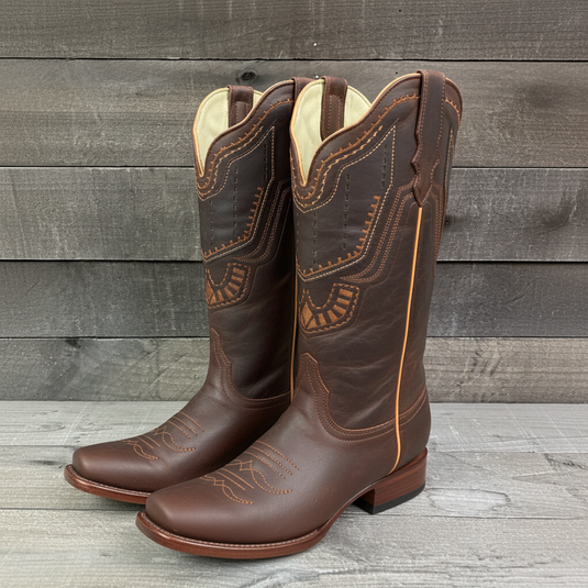 2801 - RockinLeather Women's Espresso Shedron Western Boot