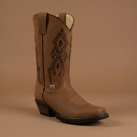 2212 - RockinLeather Women's Crazy Horse Western Boot W/8 Second Sole