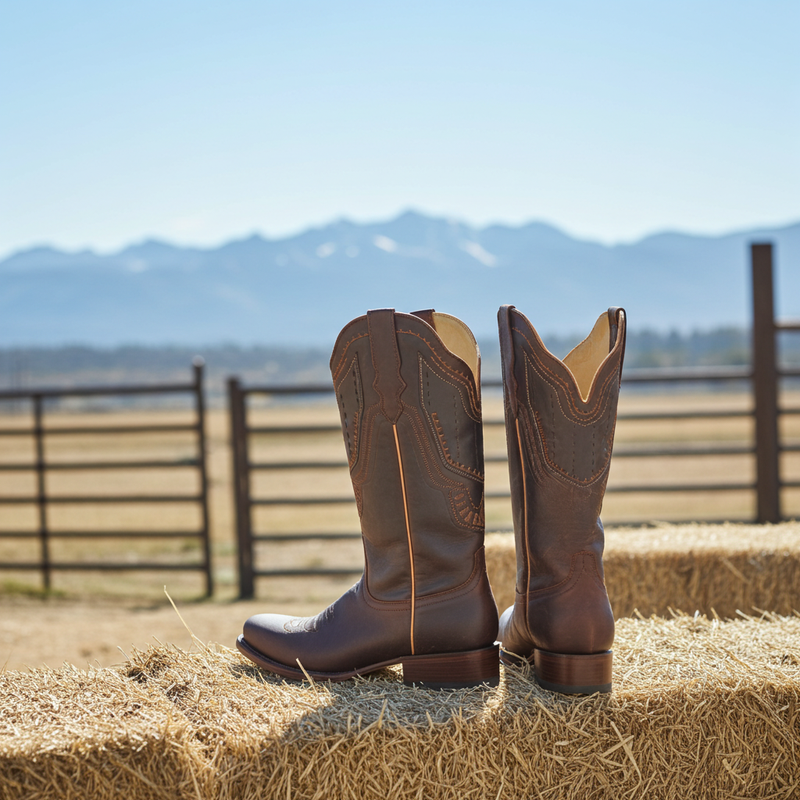 Load image into Gallery viewer, 2801 - RockinLeather Women&#39;s Espresso Shedron Western Boot
