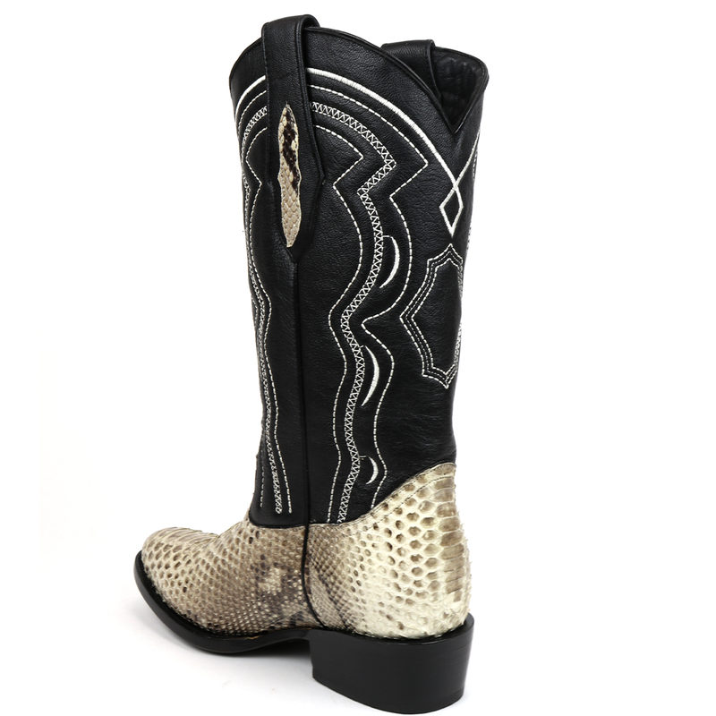 8004 - RockinLeather Men's Genuine Natural Python Boots