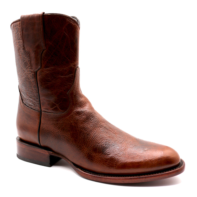Load image into Gallery viewer, 8032 - RockinLeather Men&#39;s Brown Zip Up Cowhide Western Boots
