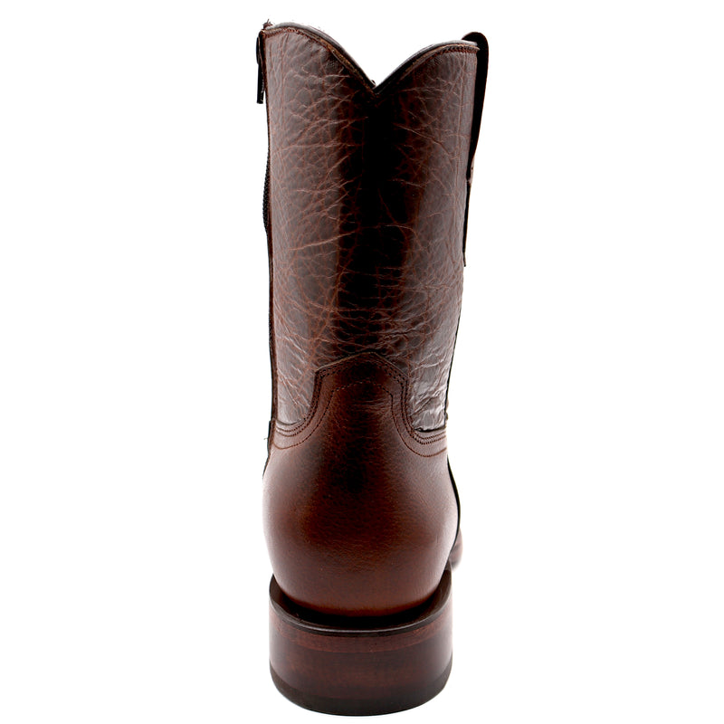 Load image into Gallery viewer, 8032 - RockinLeather Men&#39;s Brown Zip Up Cowhide Western Boots
