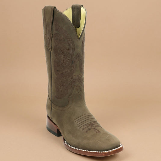 2802 - RockinLeather Women's Chocolate Crazy Horse Western Boot