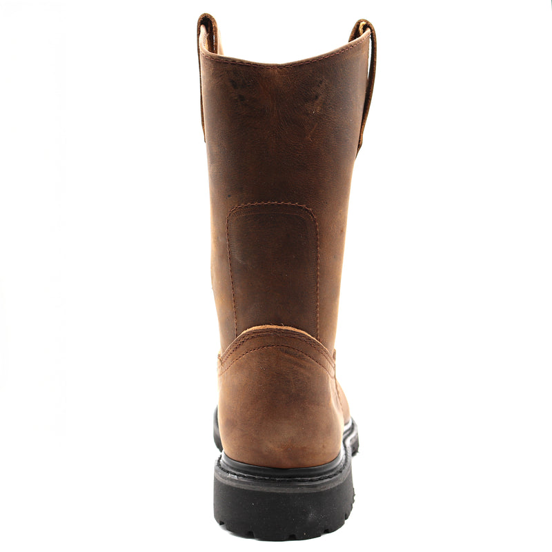 Load image into Gallery viewer, 9002 - RockinLeather Men&#39;s Crazy Horse Round Steel Toe Boot
