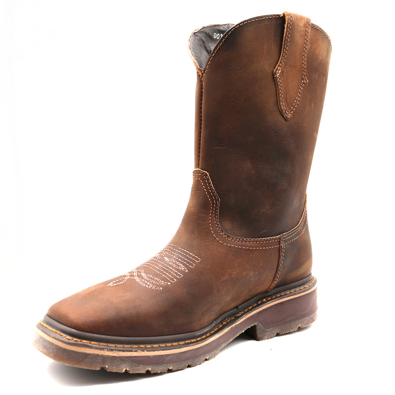 Load image into Gallery viewer, 9003 - RockinLeather Men&#39;s Crazy Horse Square Toe Work Boot
