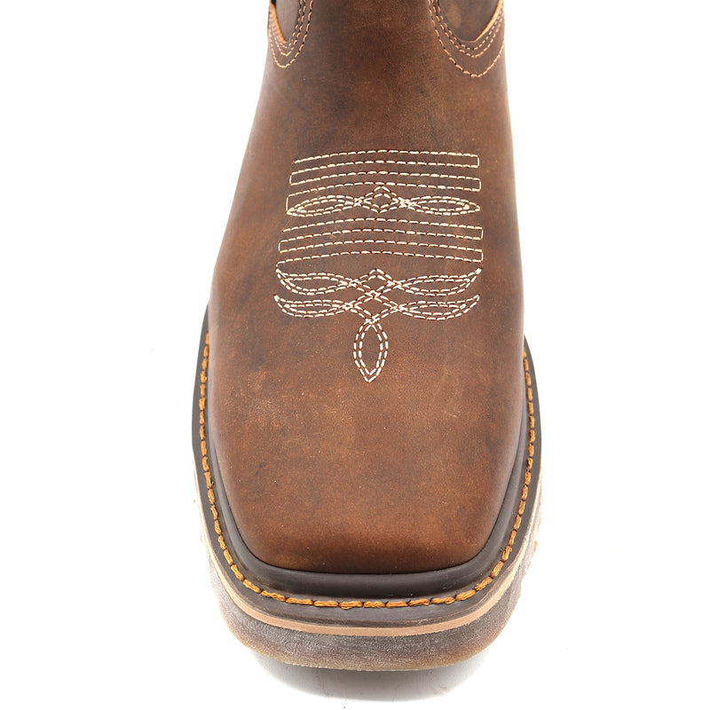 Load image into Gallery viewer, 9003 - RockinLeather Men&#39;s Crazy Horse Square Toe Work Boot
