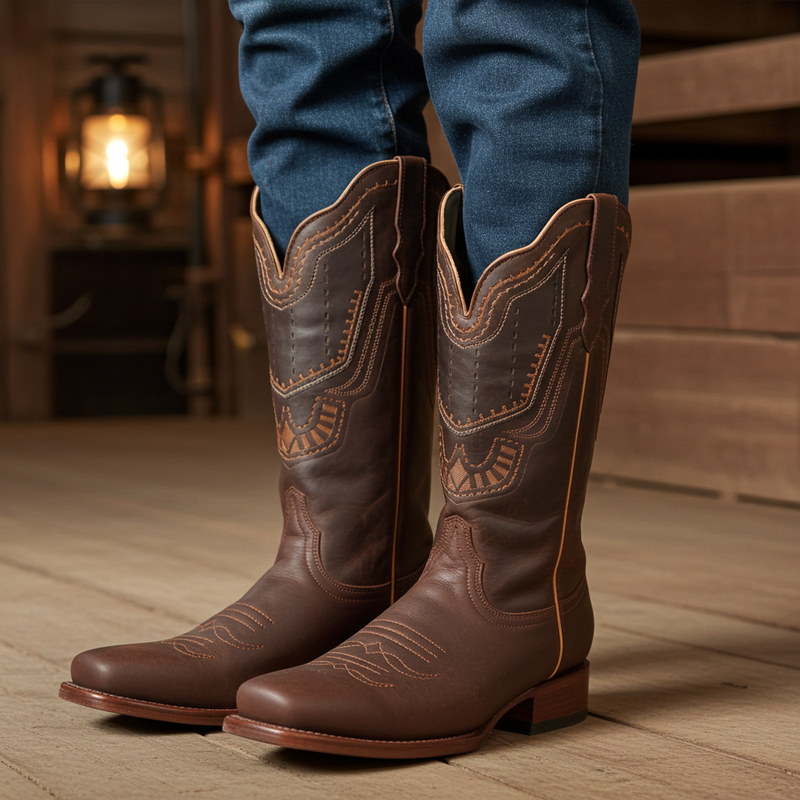 Load image into Gallery viewer, 2801 - RockinLeather Women&#39;s Espresso Shedron Western Boot
