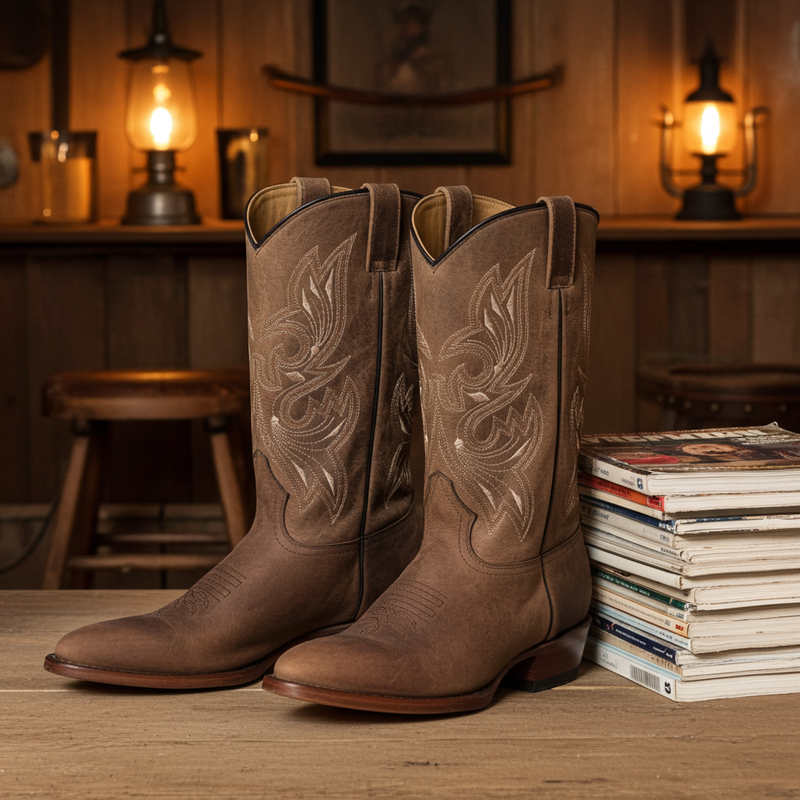 Load image into Gallery viewer, 1802 - RockinLeather Men&#39;s Mad Dog Cowhide Western Boot With Pointed Toe
