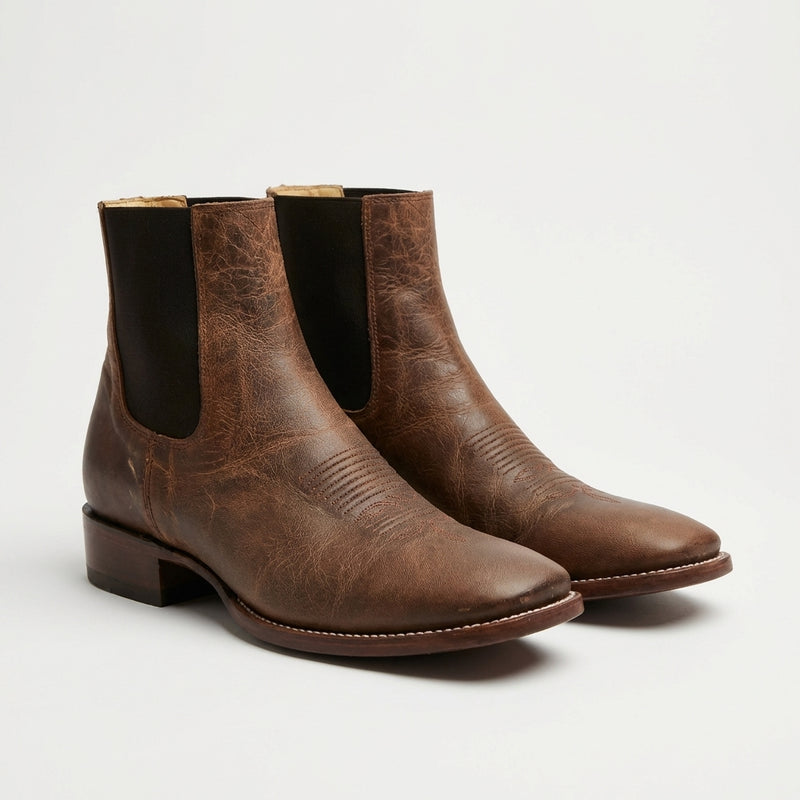 Load image into Gallery viewer, 1251 - RockinLeather Men's Sierra Scotch Goat Chelsea Boot
