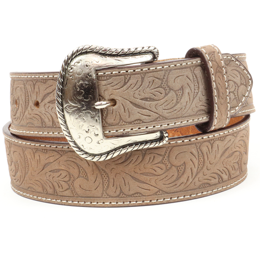 B1024 - RockinLeather Brown Cowhide Leather Belt